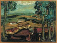 תמונה עבור: נוף עם צייר וכן (זכרון יעקב)